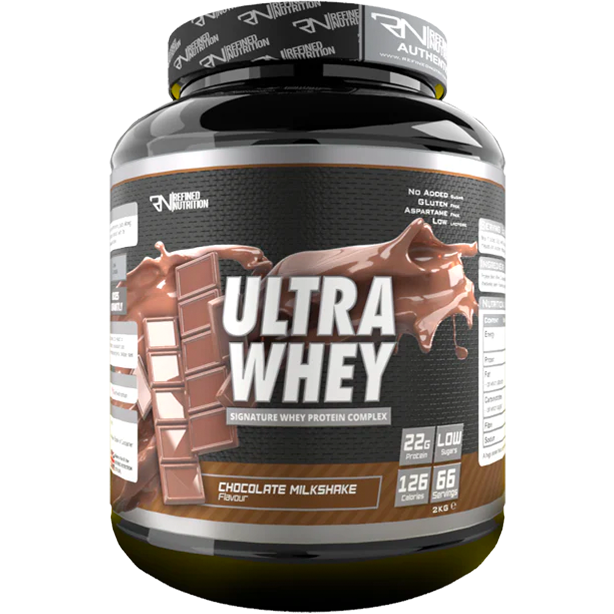 Refined Nutrition Ultra Whey 2kg - Chocolate Milkshake product packaging