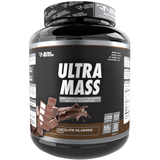 Refined Nutrition Ultra Mass 2kg - Chocolate Milkshake product packaging