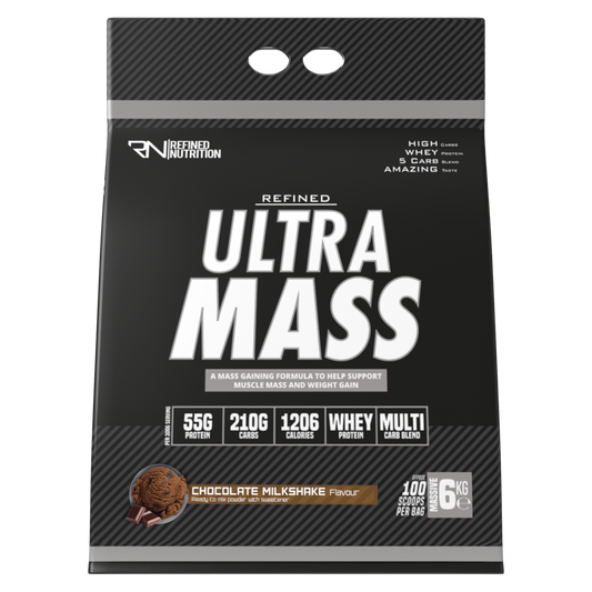 Refined Nutrition Ultra Mass 6kg - Chocolate Milkshake product packaging