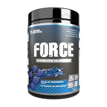 Refined Nutrition FORCE 390g - Icy Blue Raspberry product packaging