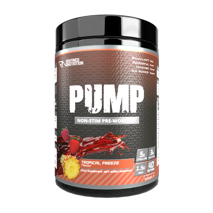 Refined Nutrition PUMP 500g - Fruit Punch product packaging