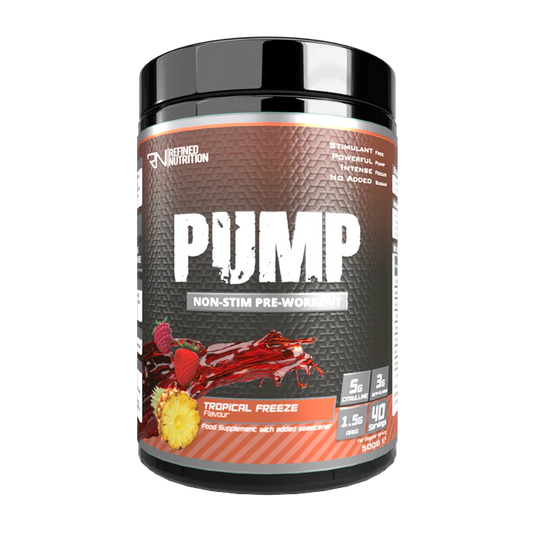 Refined Nutrition PUMP 500g - Fruit Punch product packaging