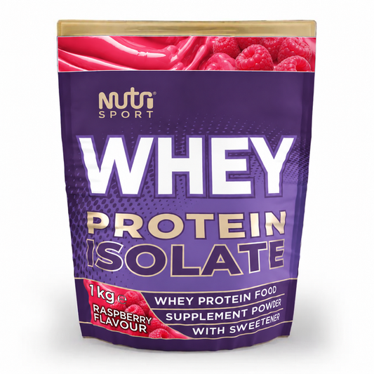 NutriSport Whey Protein Isolate 1kg Raspberry