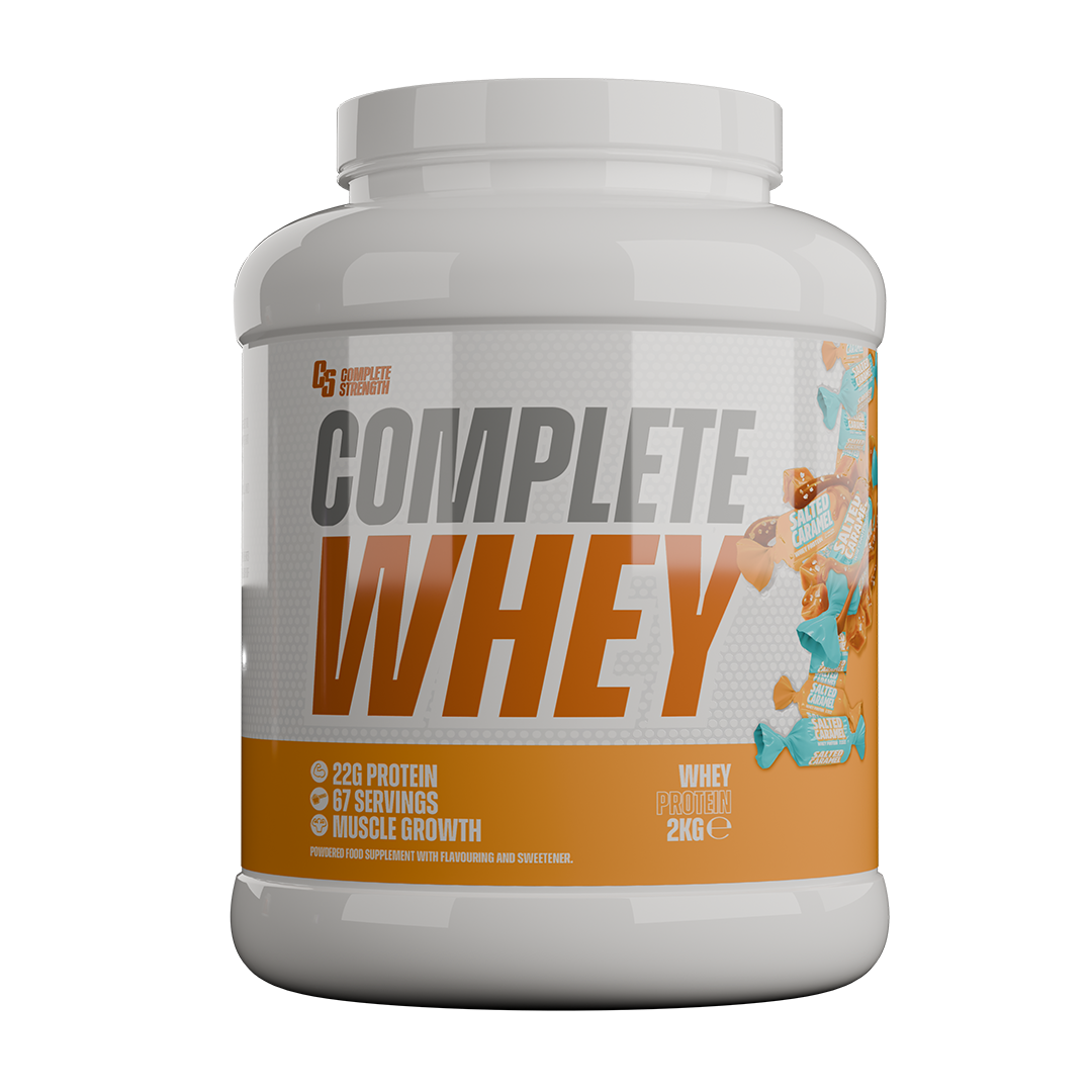 Complete Strength Whey Concentrate 2kg Salted Caramel packshot