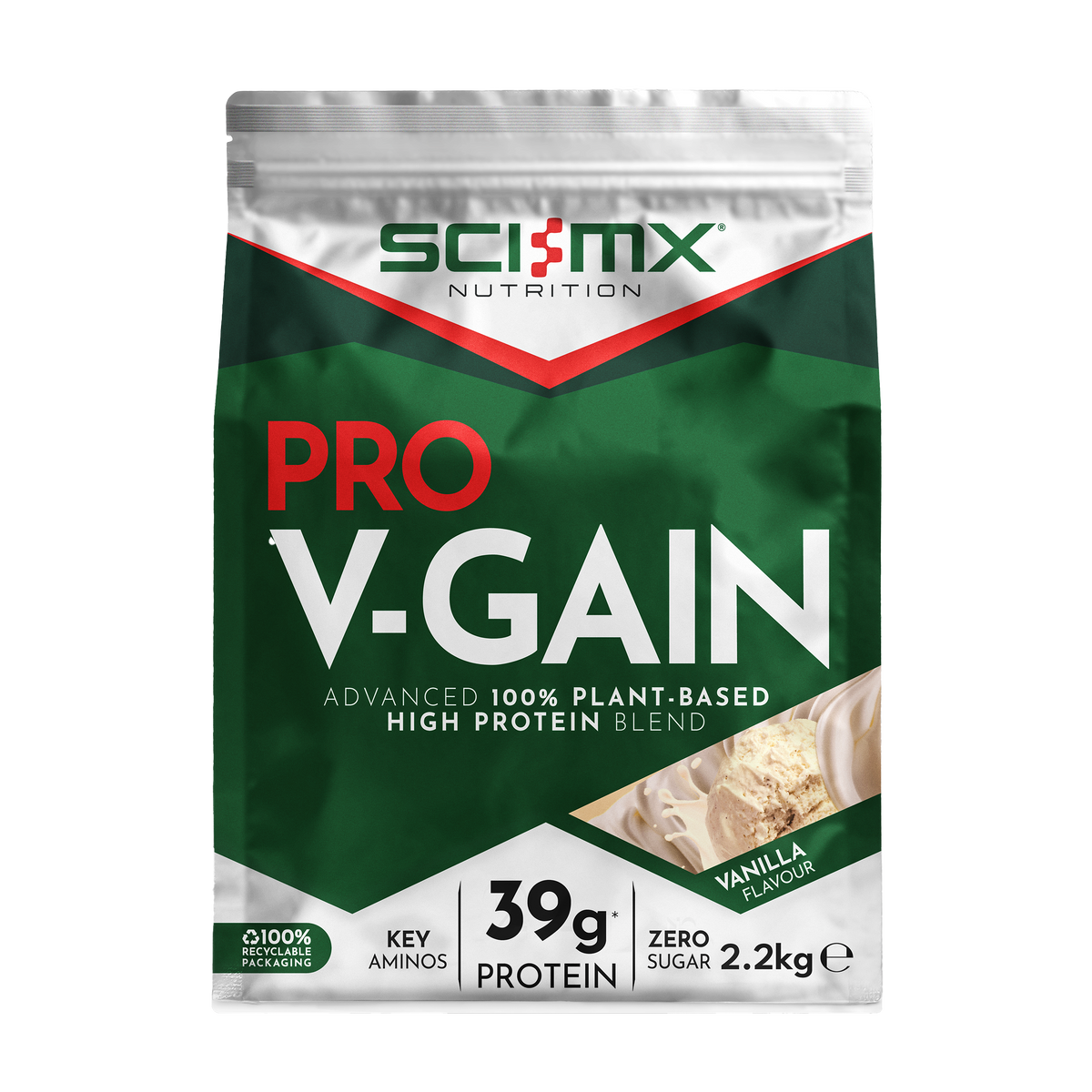 Sci-MX V-Gain 2.2kg Vanilla packshot