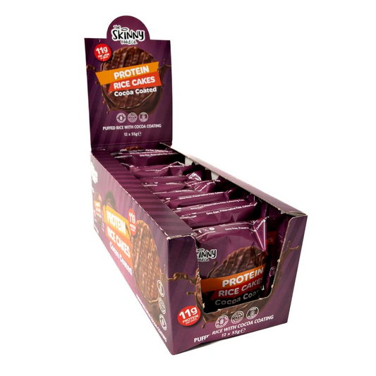 The Skinny Food Co Skinny Rice Cake With High Protein Cocoa 12 x 55g — SKI232