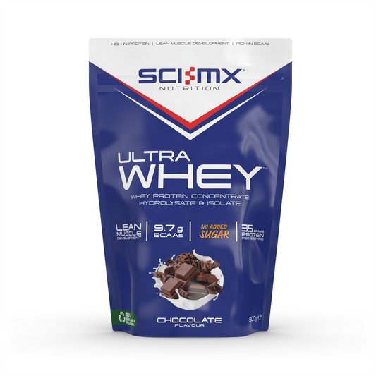 Sci-MX Ultra Whey 800g - Chocolate product packaging