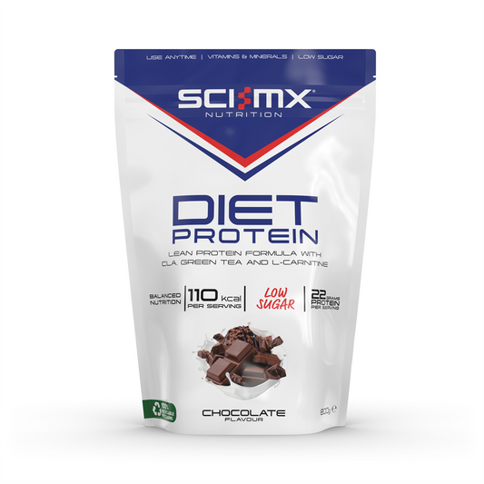 Sci-MX Diet Protein 800g - Chocolate product packaging
