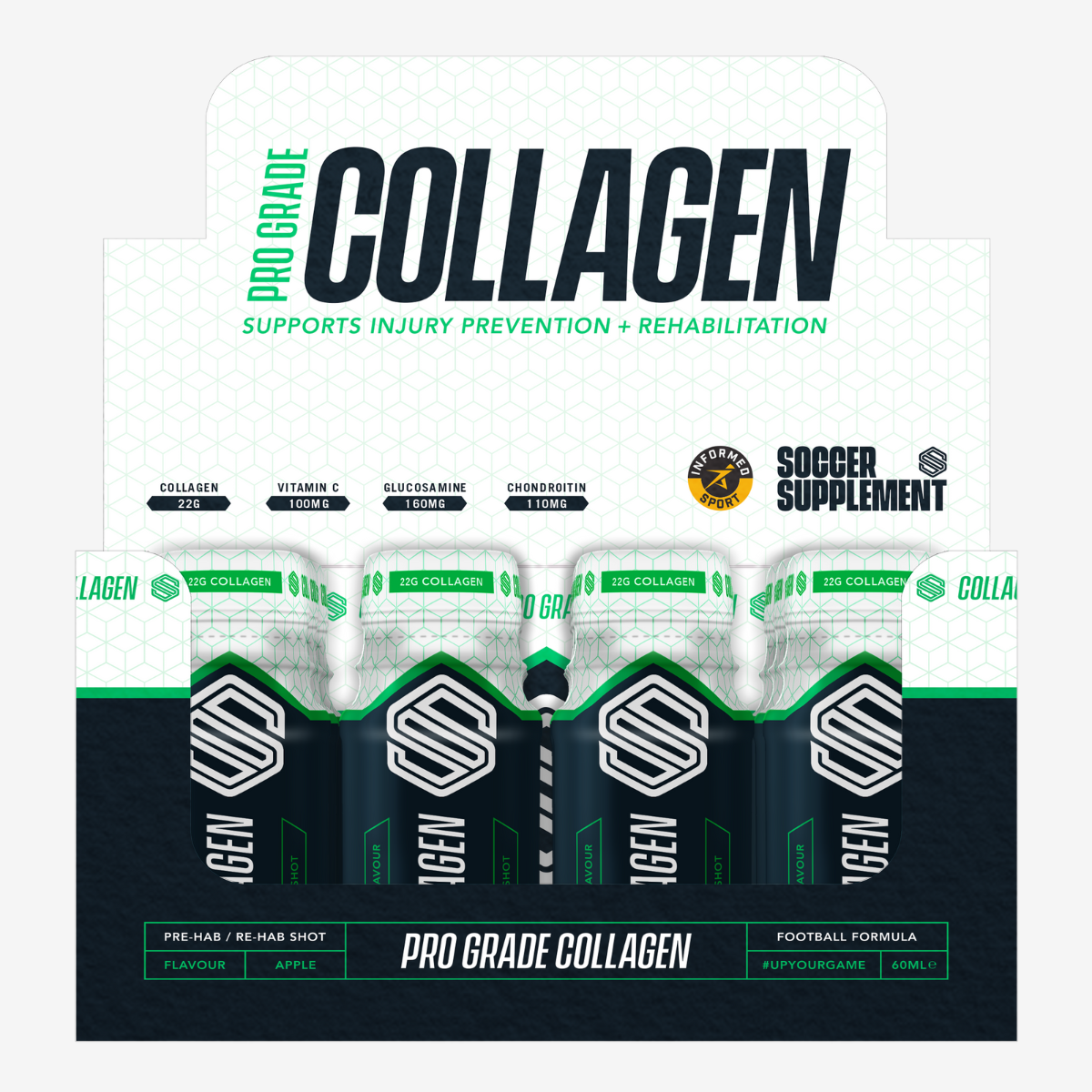 Soccer Supplement Collagen Shot 12x60ml — SOC003