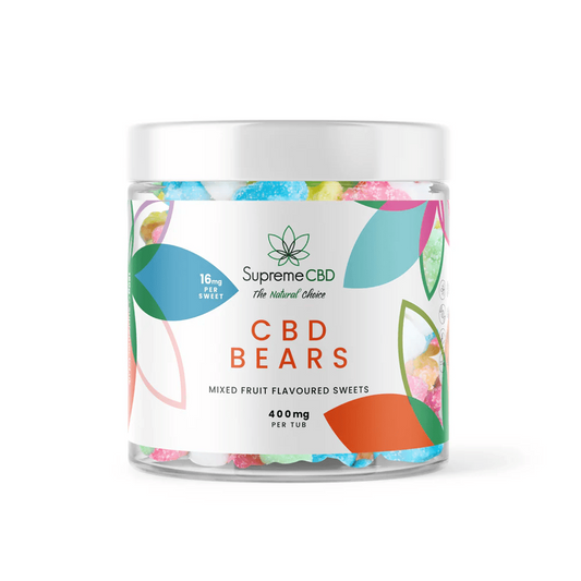 Supreme CBD CBD Gummy Tub (400mg) 150g Bears/Multi Fruit packshot