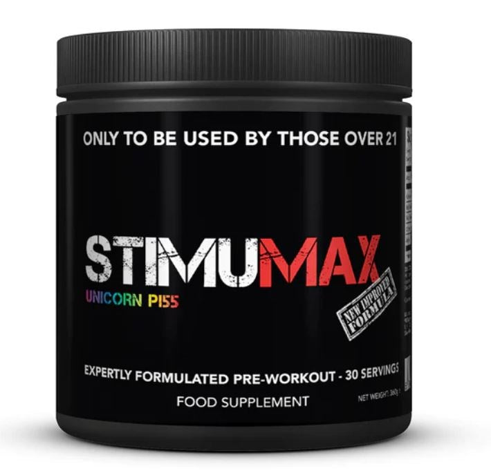 Strom Sports StimuMAX PRO 360g - Unicorn Pi55 product packaging