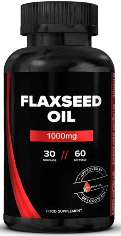 Strom Sports Flaxseed Oil 60 Softgels — STM063