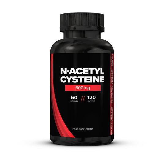 Strom Sports NAC (N-Acetyl Cysteine) 120 Caps - product packaging
