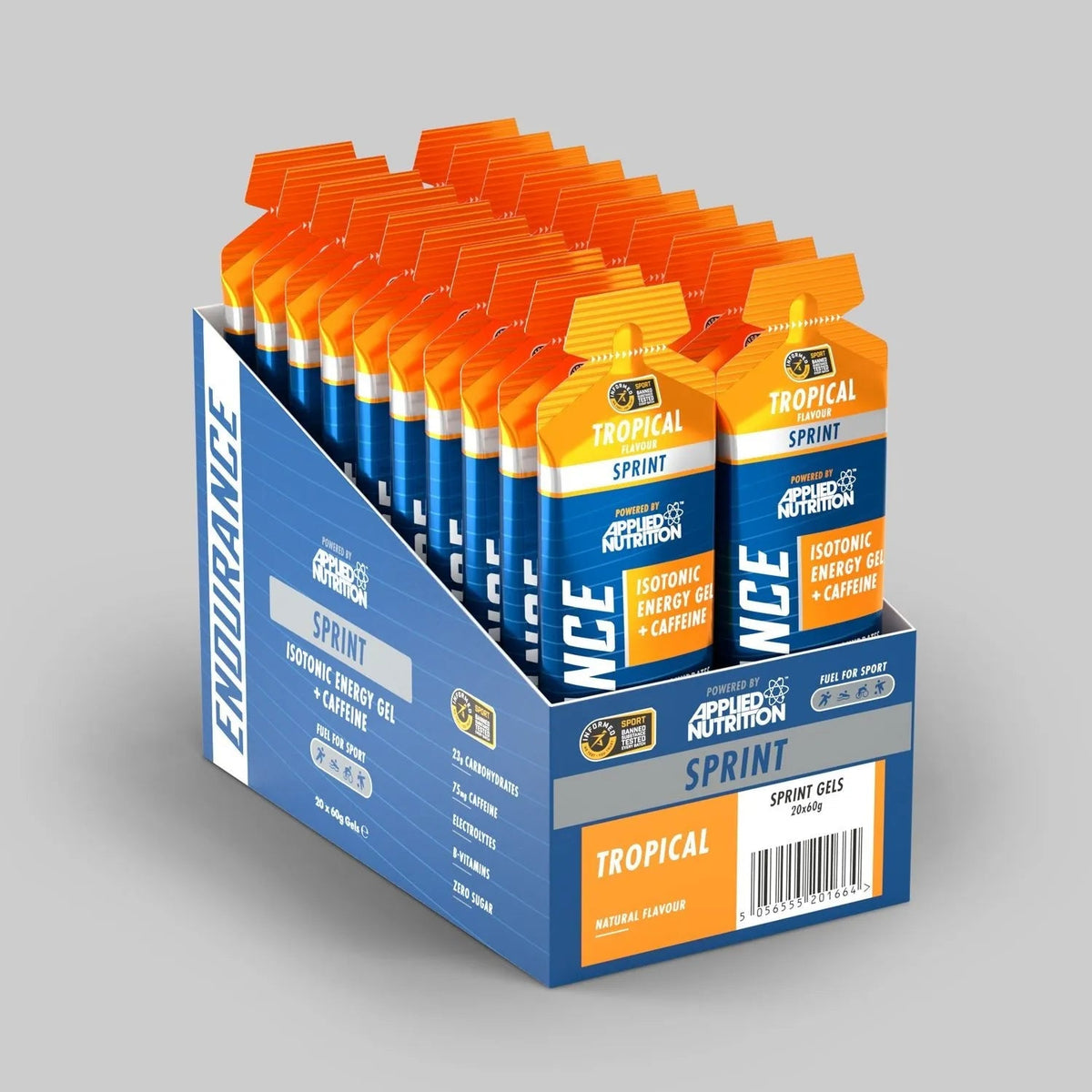 Applied Nutrition Endurance Velocity Sprint Gel 20x60g — Tropical
