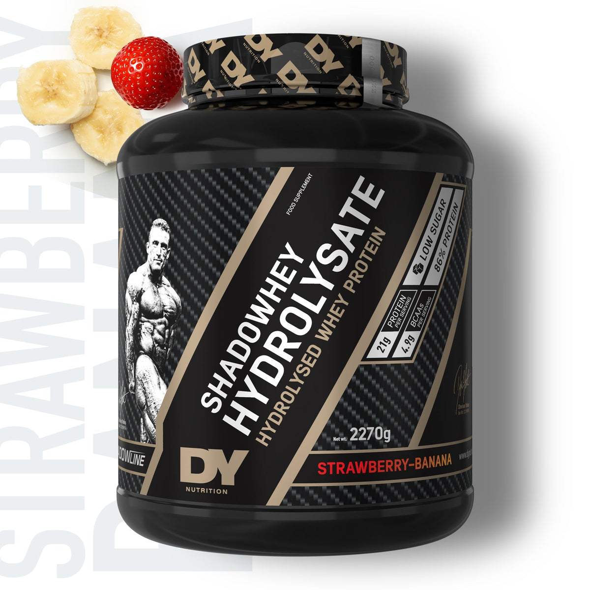 DY Nutrition Shadowhey Hydrolyzed 2.270kg — Strawberry-Banana