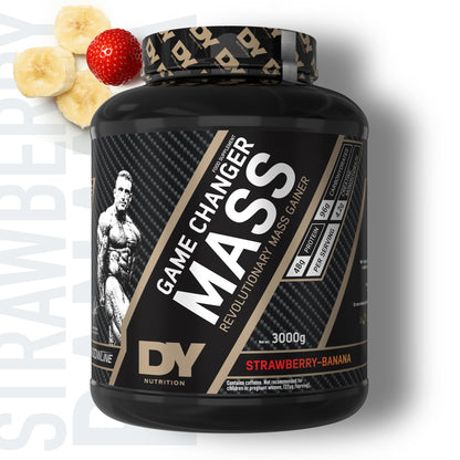 DY Nutrition Game Changer Mass Gainer 3kg — Strawberry Banana