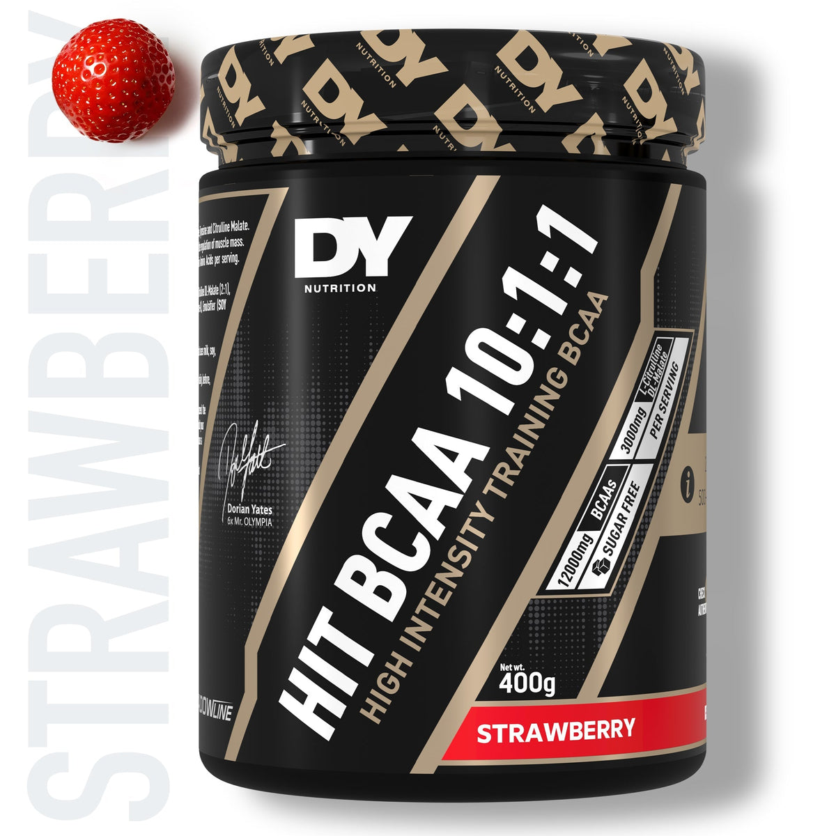 DY Nutrition Hit BCAA 10:1:1 400g — Strawberry