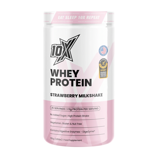 10X Athletic Whey Protein 750g - Strawberry Milkshake