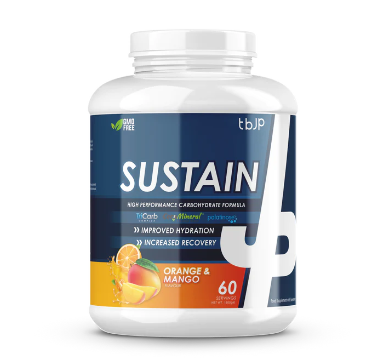 Trained By JP Sustain Intra Workout 1800g - Orange & Mango product packaging