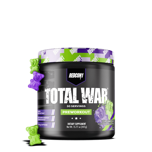 RedCon1 Total War 30 Servings 447g - Sour Gummy Bear