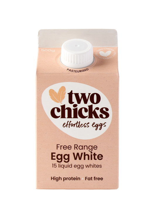 Official Two Chicks Free Range Egg White single carton
