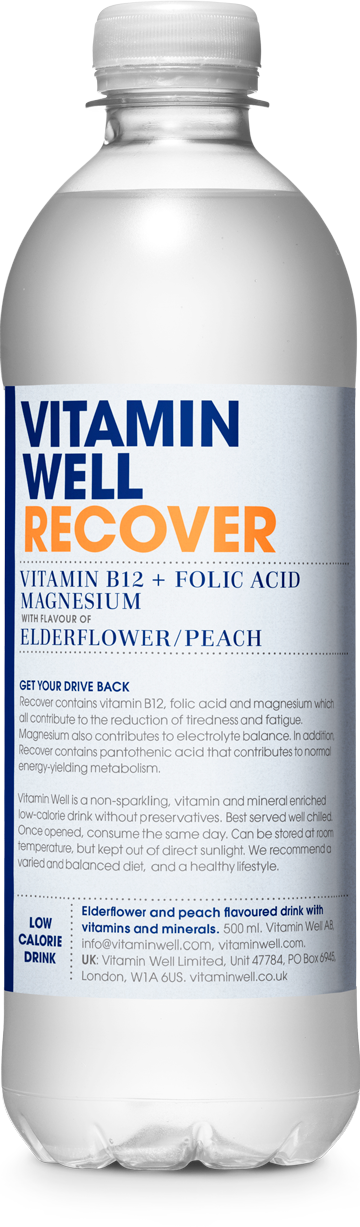 Vitamin Well Recover 500ml bottle (UK label)
