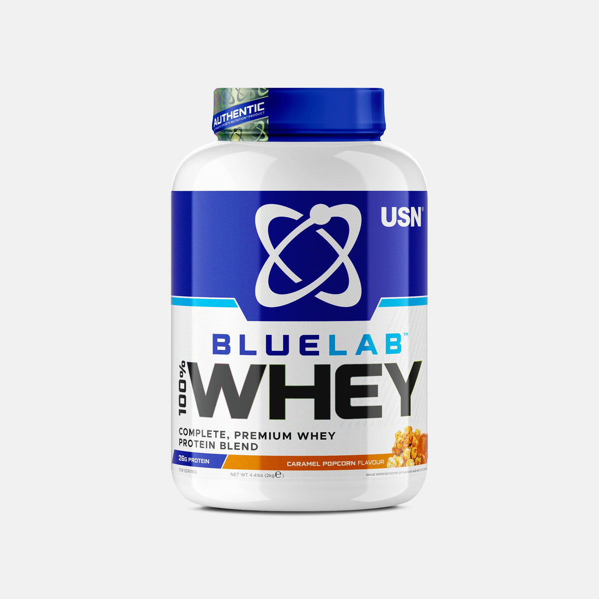 USN Blue Lab Whey 2kg — Caramel Popcorn