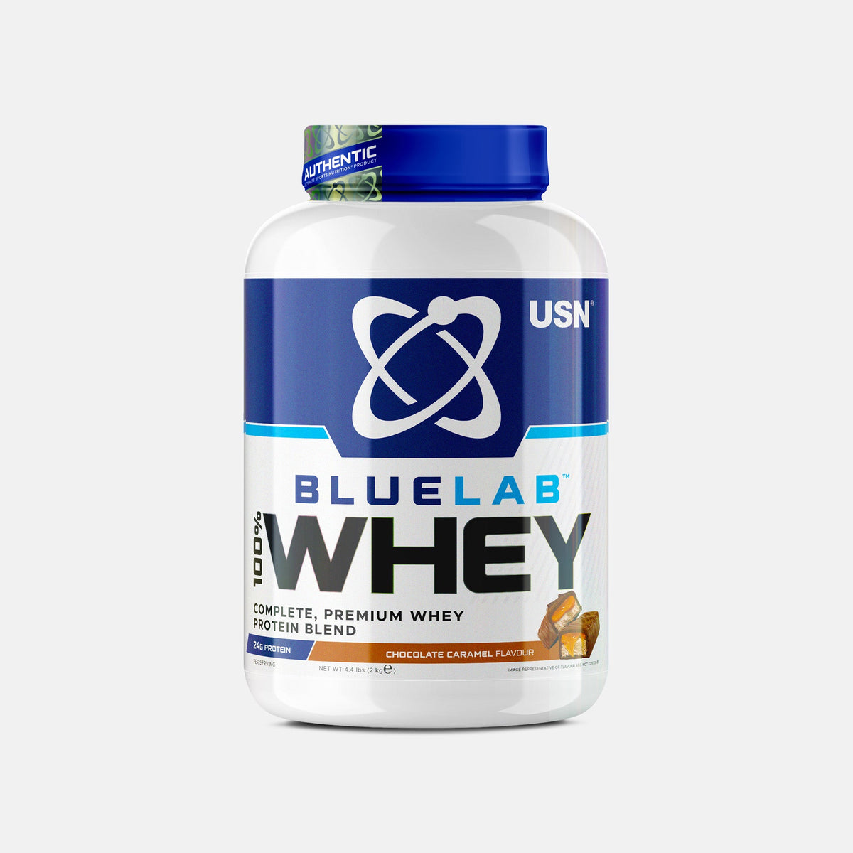 USN Blue Lab Whey 2kg — Caramel Chocolate