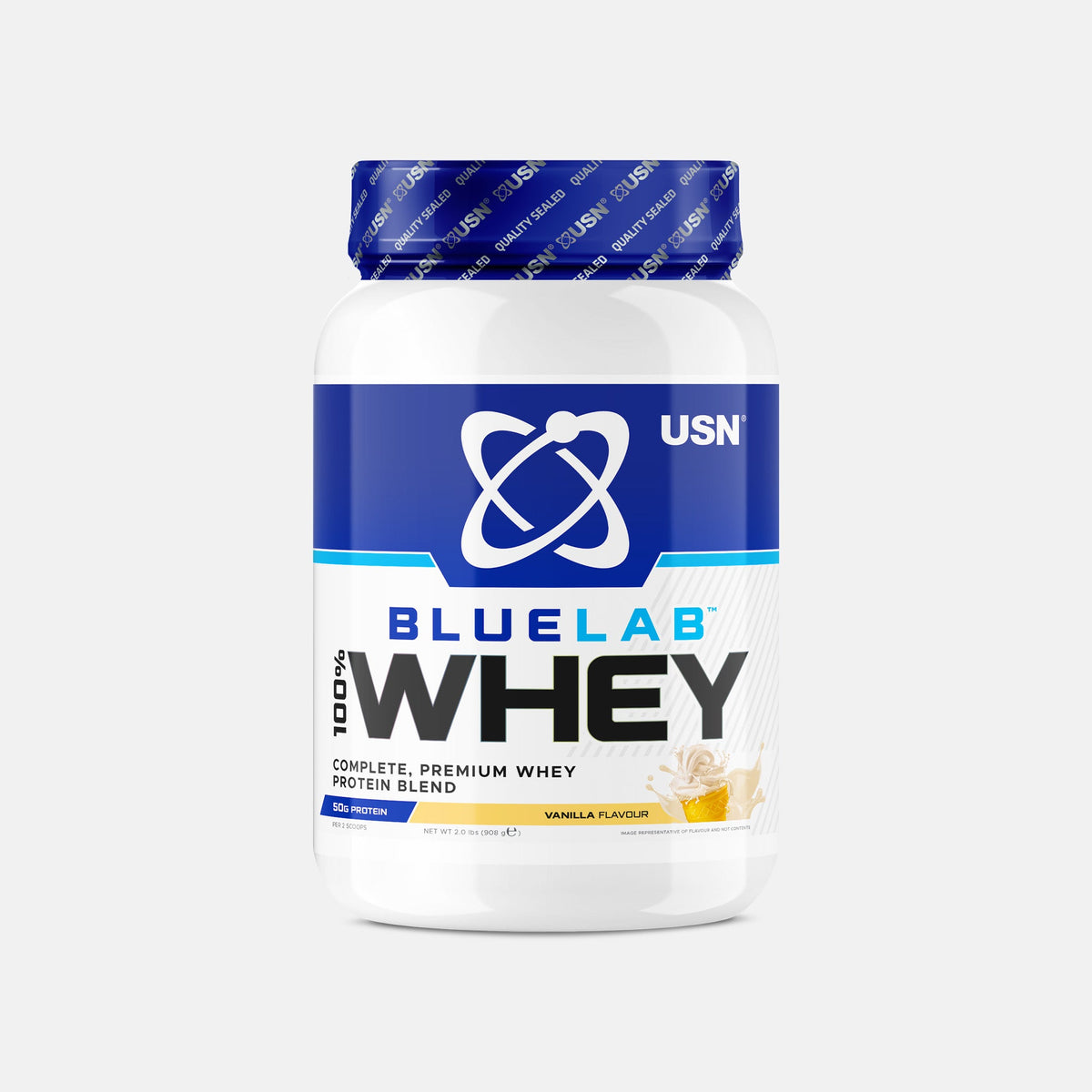 USN Blue Lab Whey 908g — Vanilla