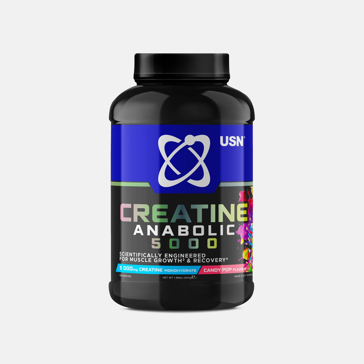 USN Creatine Anabolic 5000 900g Candy Pop packshot