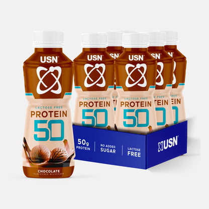 USN Trust Protein 50 6x500ml Chocolate packshot