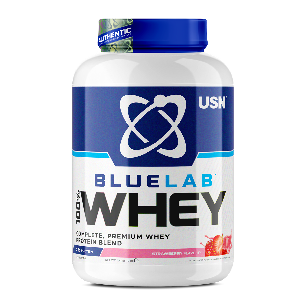 USN Blue Lab Whey 2kg - Strawberry product packaging