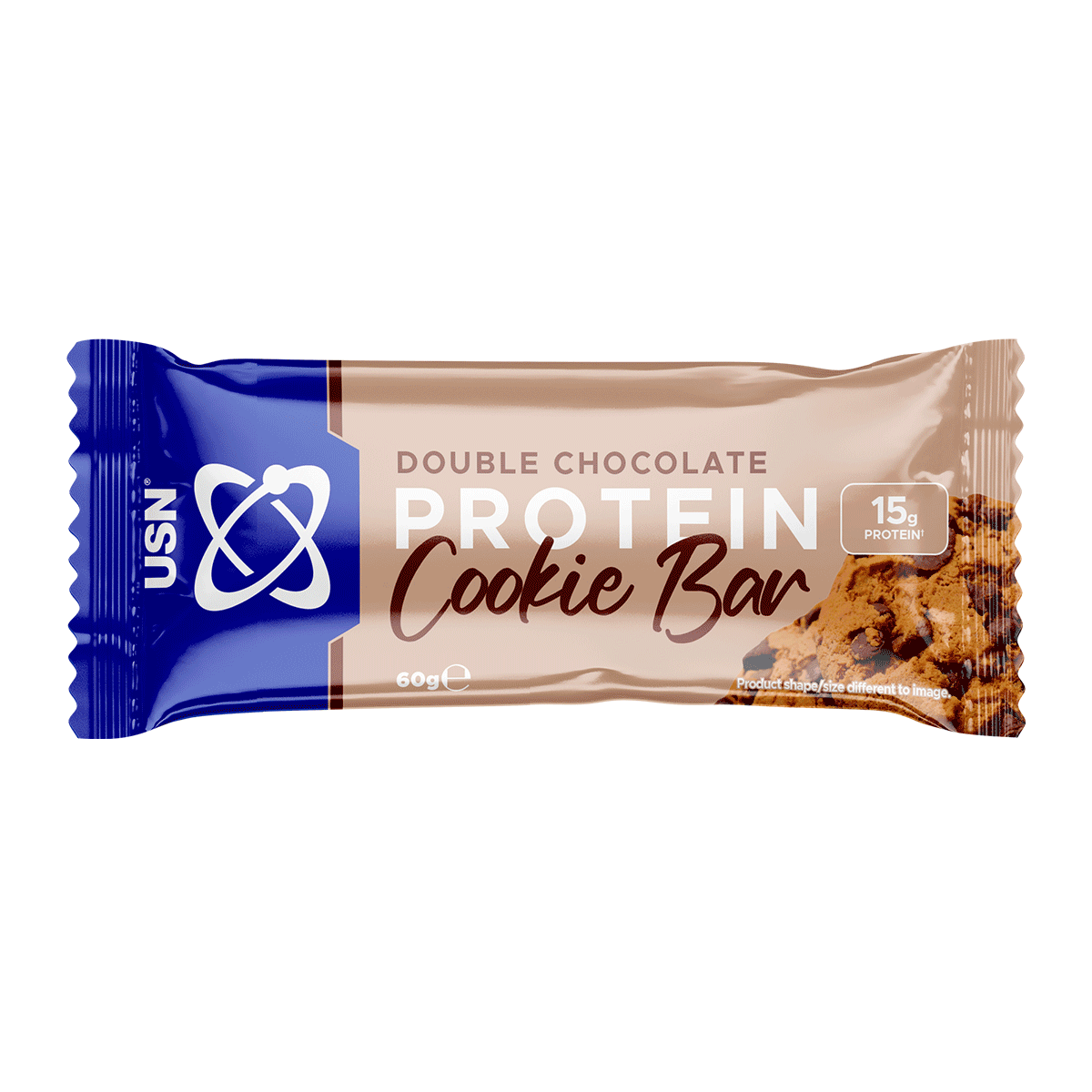 USN Trust Cookie Bars 12x60g - Double Chocolate product packaging