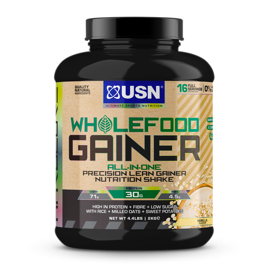 USN Wholefood Gainer 2kg - Vanilla product packaging