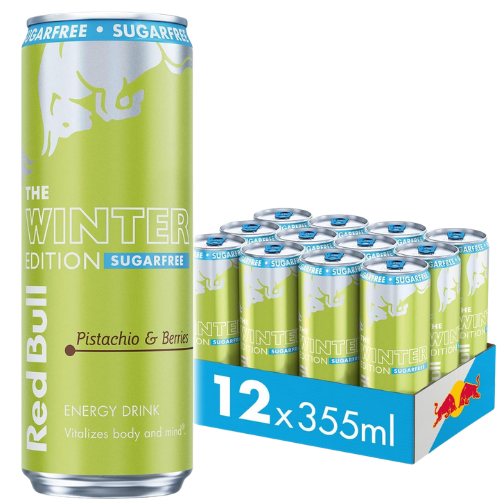 Red Bull Winter Edition Sugarfree Pistachio & Berries 12x355ml