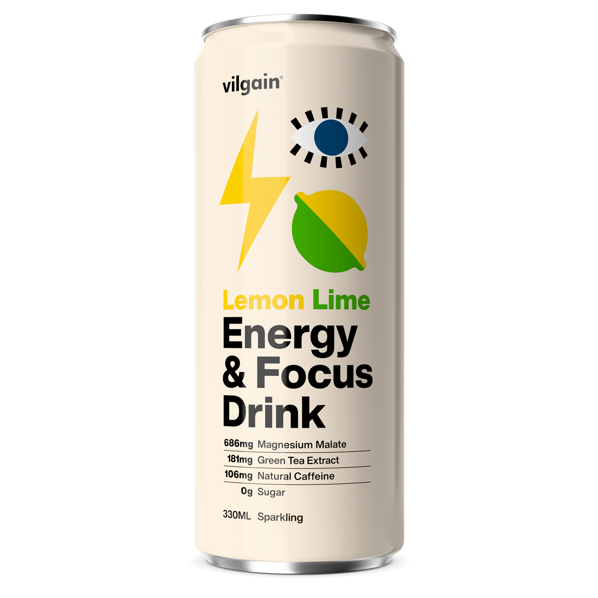 Vilgain Energy & Focus Drink 24x330ml — VIL044