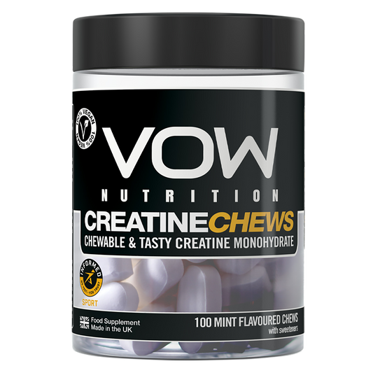 VOW Nutrition Creatine Chews 100 Tabs - Mint product packaging