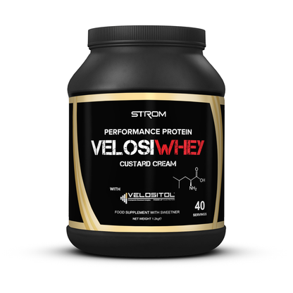 Strom Sports VelosiWhey 1.2kg — Custard Cream