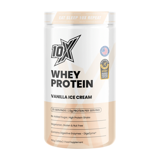 10X Athletic Whey Protein 750g Vanilla Ice Cream packshot
