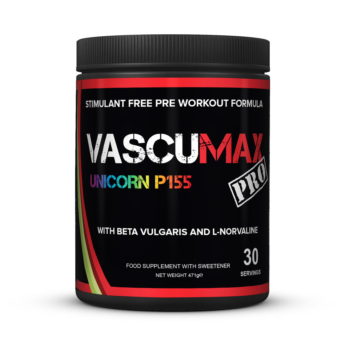 Strom Sports VascuMAX PRO 470g - Unicorn Pi55 product packaging