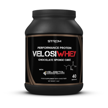 Strom Sports VelosiWhey 1.2kg — Chcolate Spounge Cake
