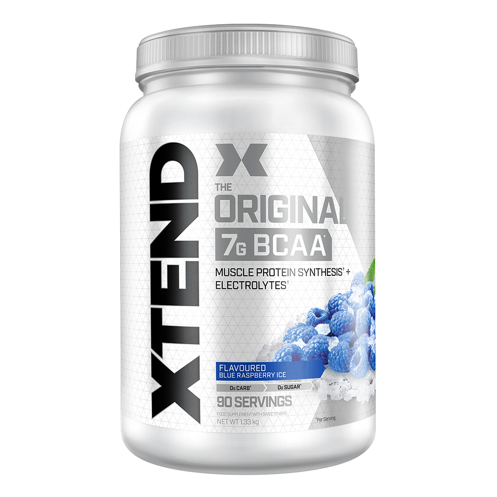 XTEND BCAA 1.332kg - Blue Raspberry Ice product packaging