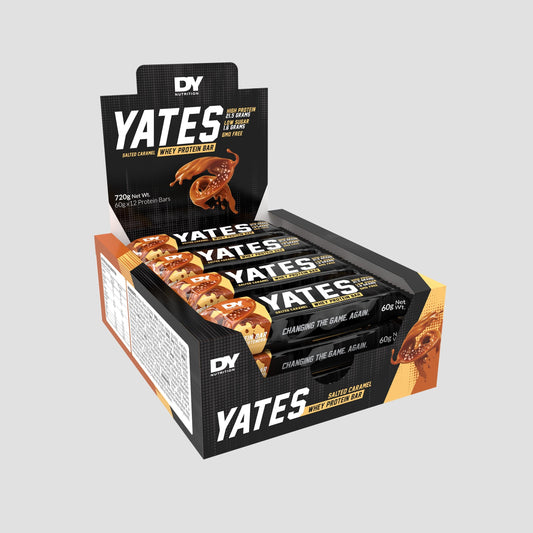 DY Nutrition Yates Protein Bar 12x60g — Salted Caramel