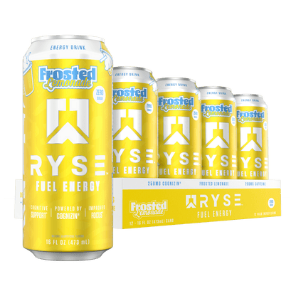 RYSE Fuel Energy 12x473ml Frosted Lemonade packshot