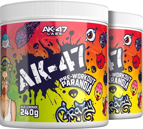 AK-47 Labs Pre-Workout Paranoia 240g Blue Lemonade