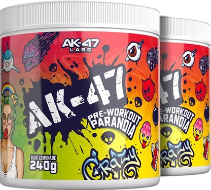 AK-47 Labs Pre-Workout Paranoia 240g Blue Lemonade
