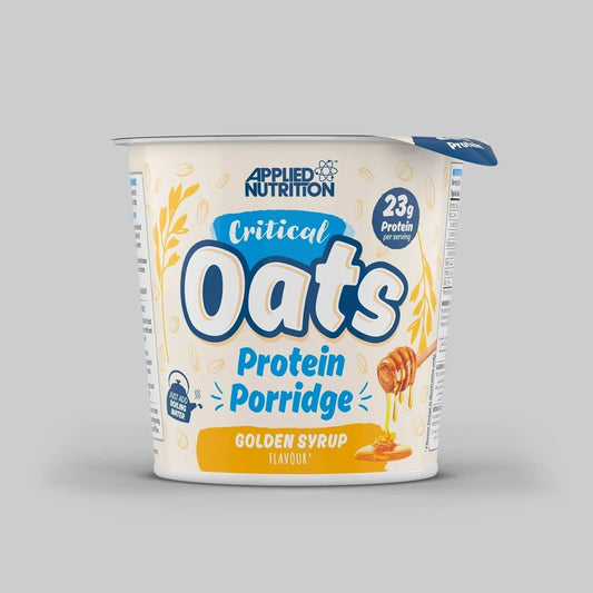 Applied Nutrition Critical Oats Protein Porridge 12x60g - Golden Syrup - manufacturer product image