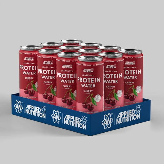 Applied Nutrition Sparkling Protein Water 12x330ml - Cherry - manufacturer product image