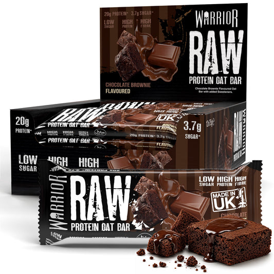 Warrior Raw Protein Flapjack 12x75g - Chocolate Brownie