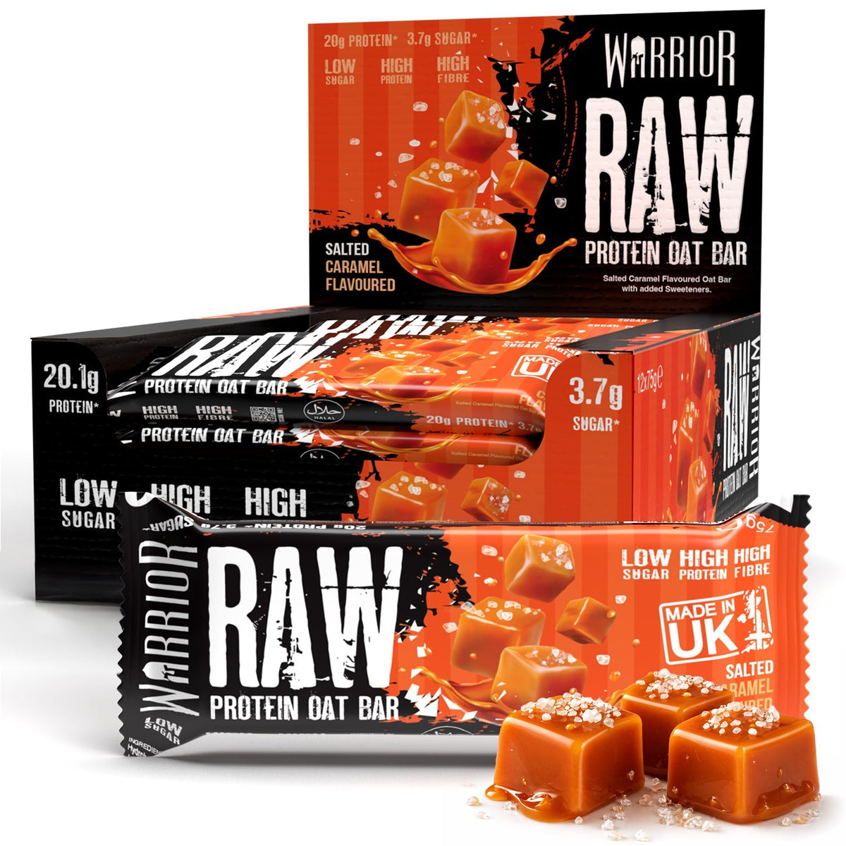 Warrior Raw Protein Flapjack 12x75g